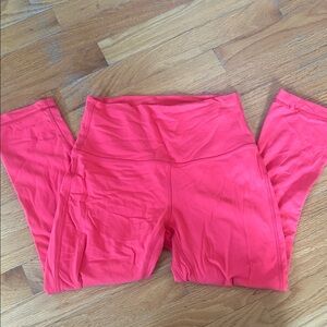 lululemon athletica Coral Pink Leggings